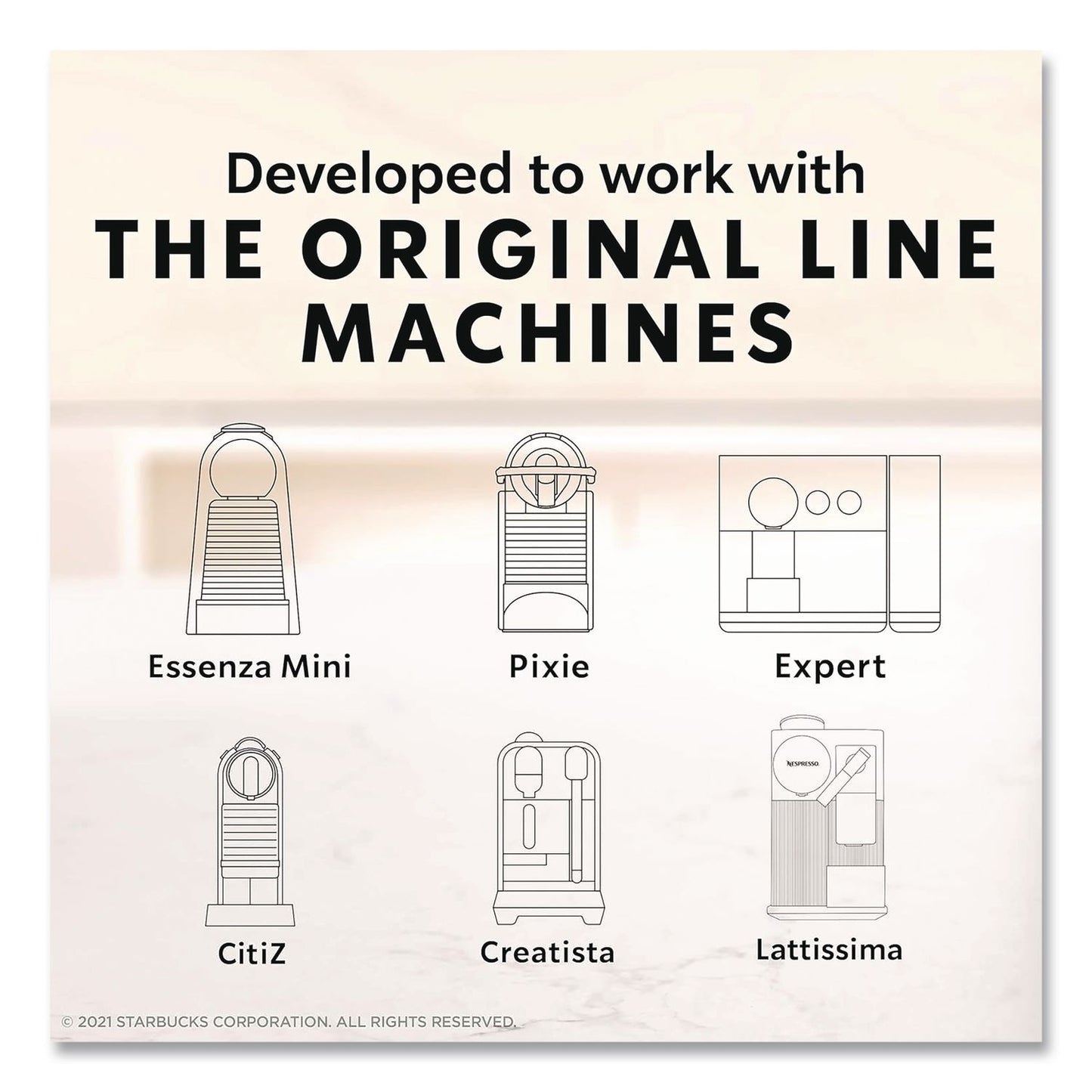 Starbucks® By NESPRESSO® Original Line Variety Pack, Blonde Espresso/Columbia/House Blend/Pike Place Original Pods, 50/Box (SBK109044)