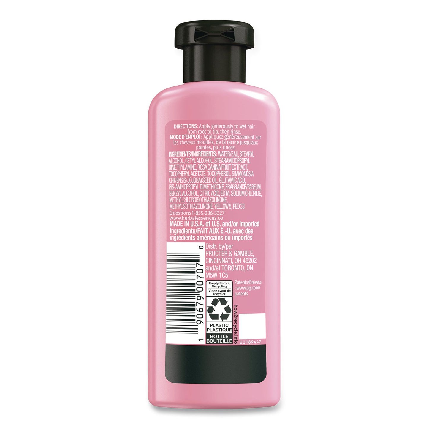 HERBAL ESSENCES Smooth Conditioner, Rose Hips, 3.38 oz, 24/Carton (PGC707)
