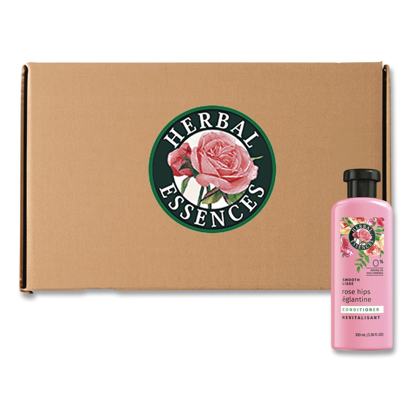 HERBAL ESSENCES Smooth Conditioner, Rose Hips, 3.38 oz, 24/Carton (PGC707)