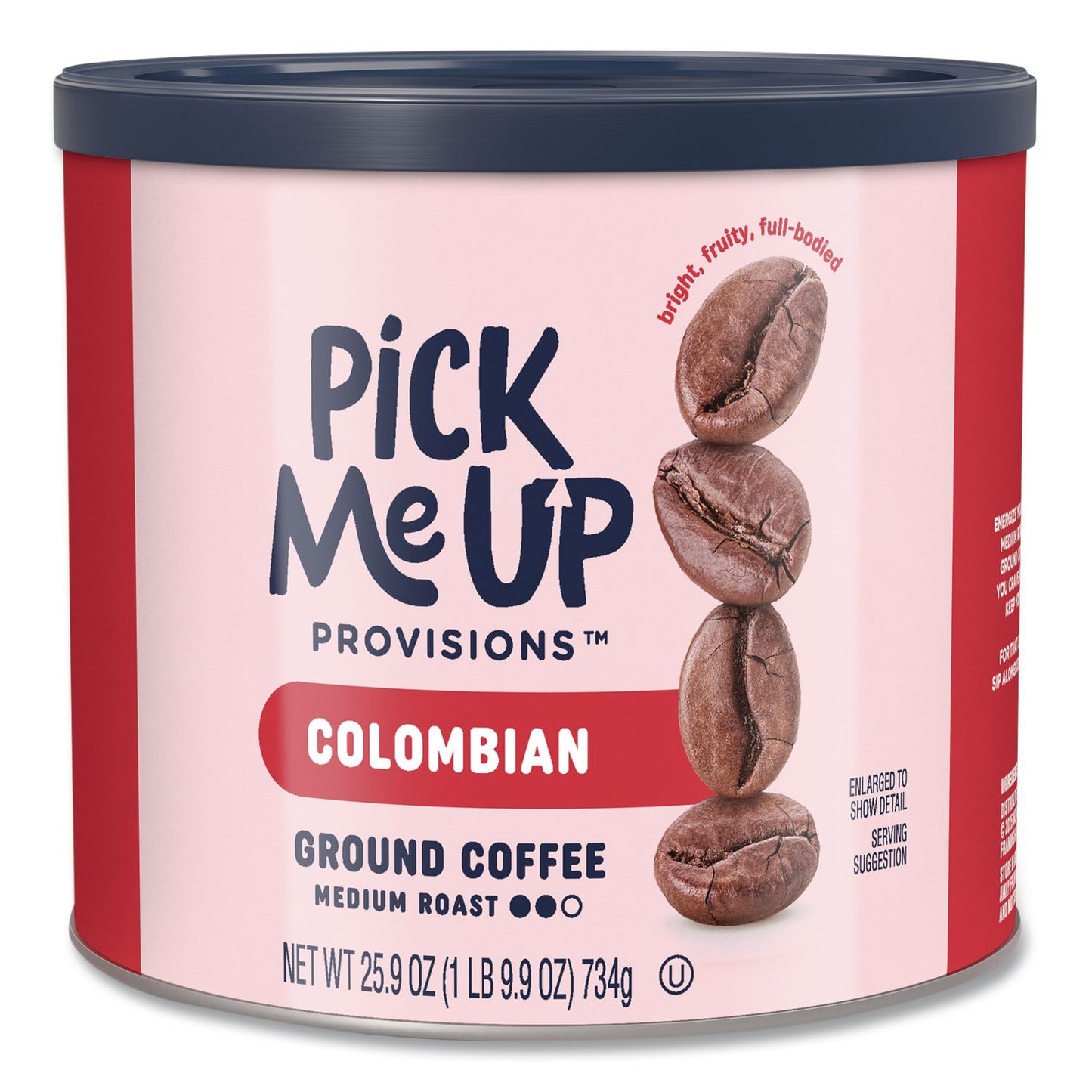 Pick Me Up Provisions™ Ground Coffee, Medium Roast, 25.9 oz Canister (PIEPM63309)