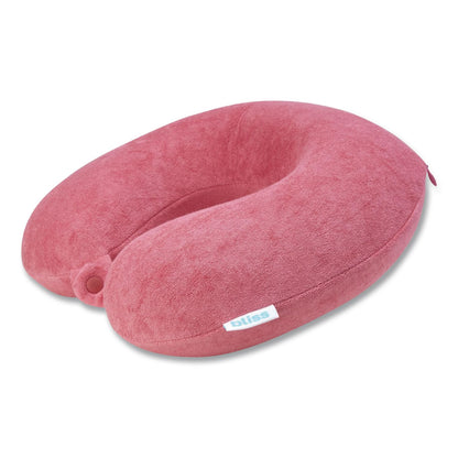 Bliss Terry Cloth Neck Pillow, Red (ILBSCPP0005662)