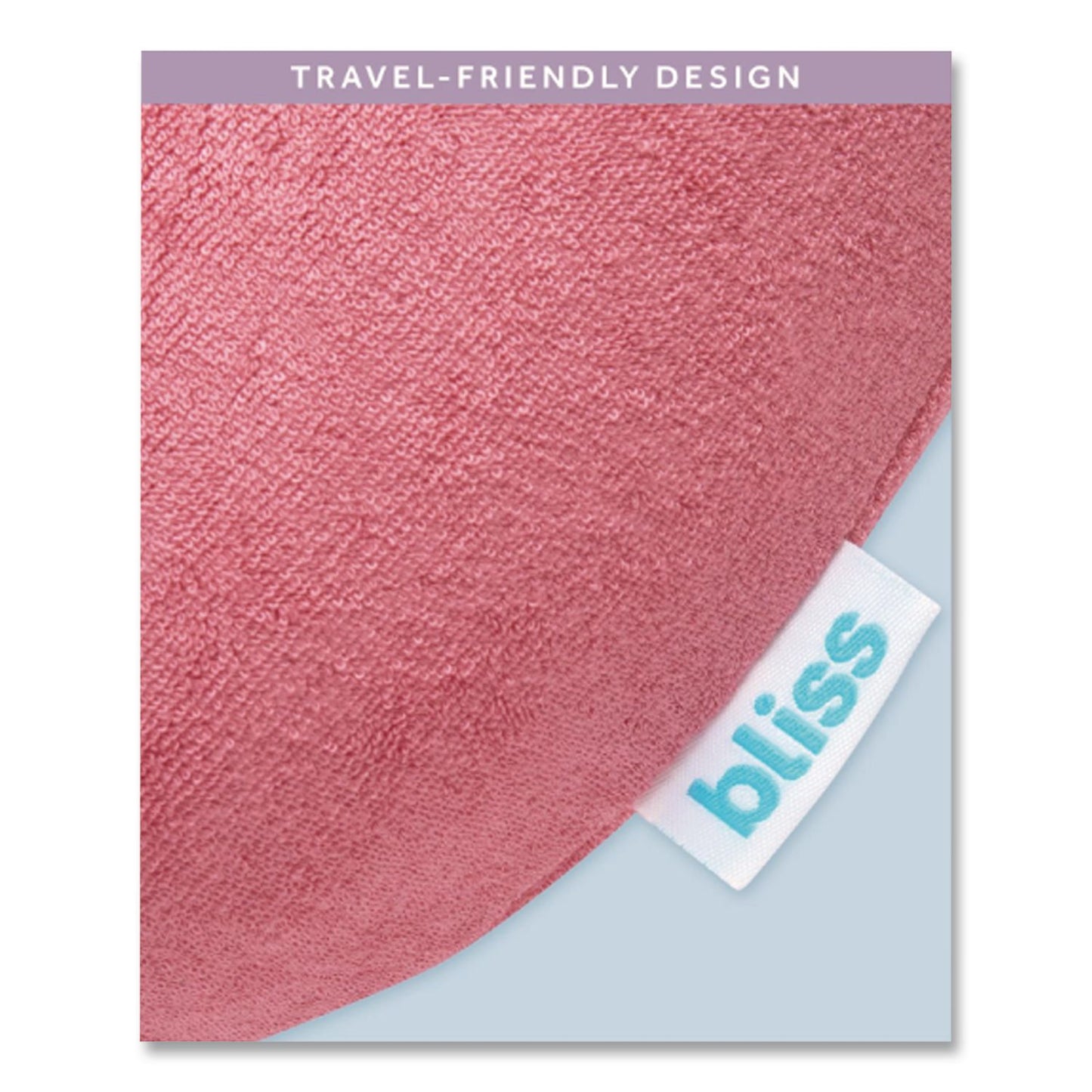 Bliss Terry Cloth Neck Pillow, Red (ILBSCPP0005662)