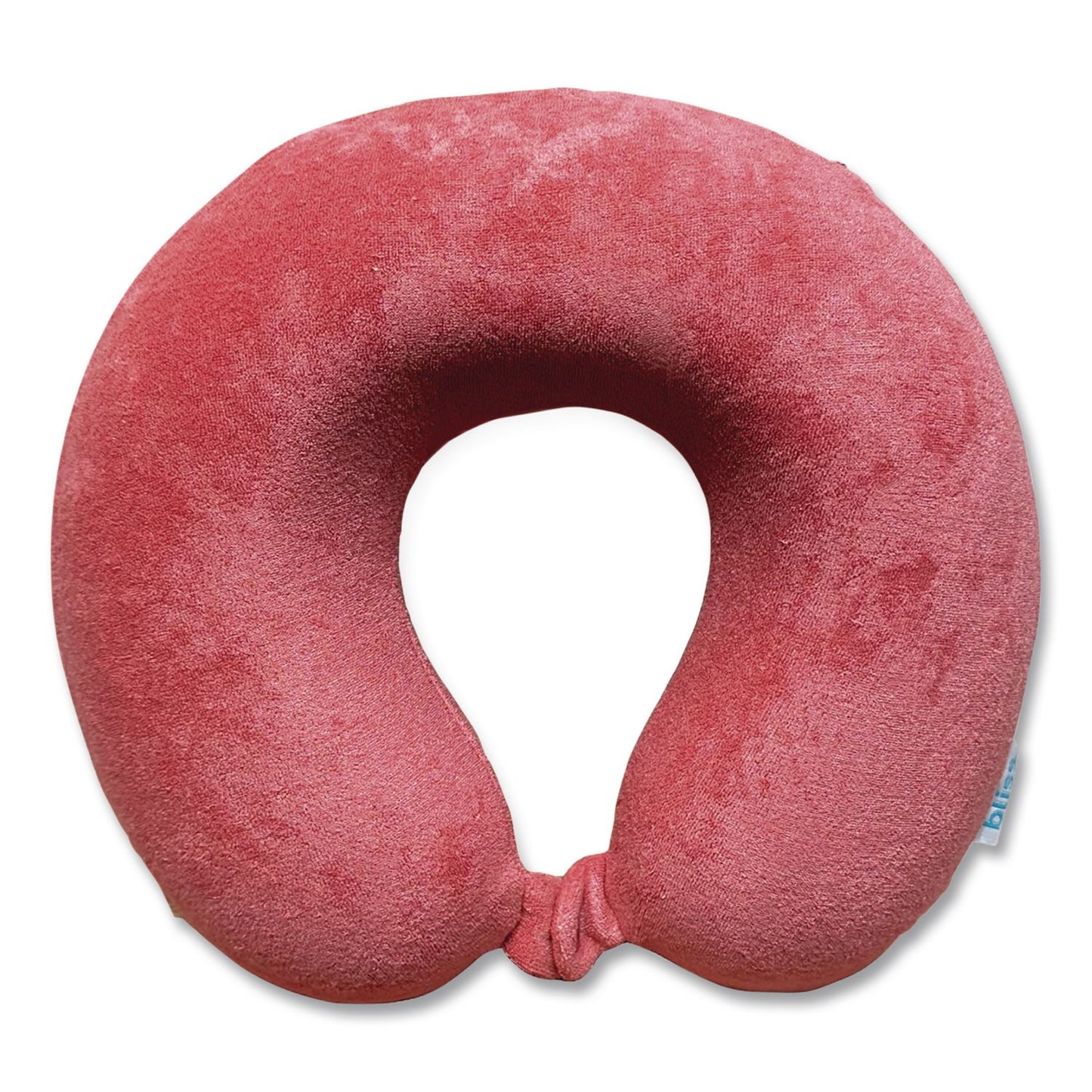 Bliss Terry Cloth Neck Pillow, Red (ILBSCPP0005662)