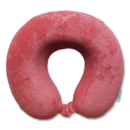 Bliss Terry Cloth Neck Pillow, Red (ILBSCPP0005662)