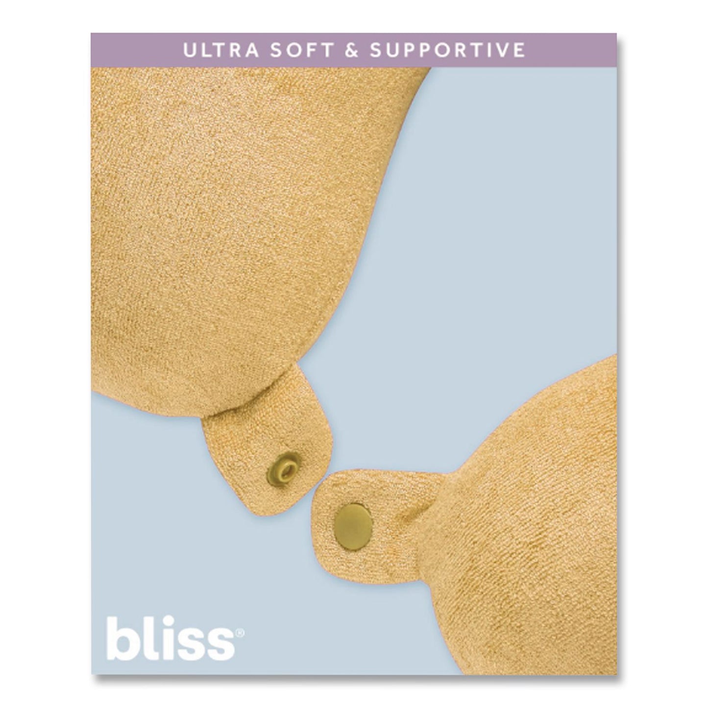 Bliss Terry Cloth Neck Pillow, Orange (ILBSCPP0005803)