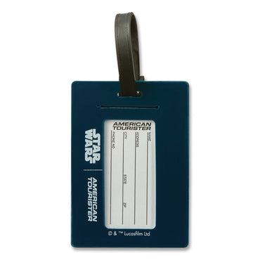 AMERICAN TOURISTER Disney Character Luggage Tag, Star Wars Droids, Rubber, Multicolor (SML1229024431)