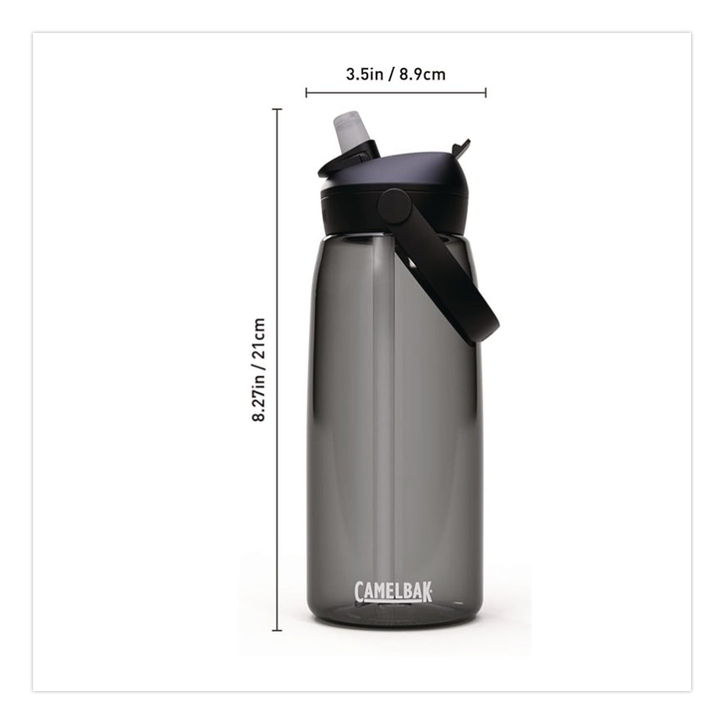 CamelBak® Thrive FlipStraw Plastic Water Bottle, 32 oz, Charcoal (WLB2852001001)