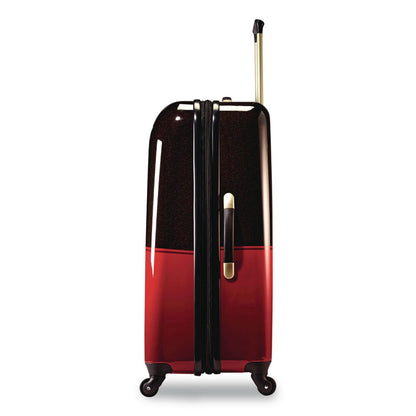 AMERICAN TOURISTER Disney Mickey Mouse Pants Large Hardside Spinner Suitcase, 12 x 19.8 x 31, Black/Red/Yellow (SML676114757)