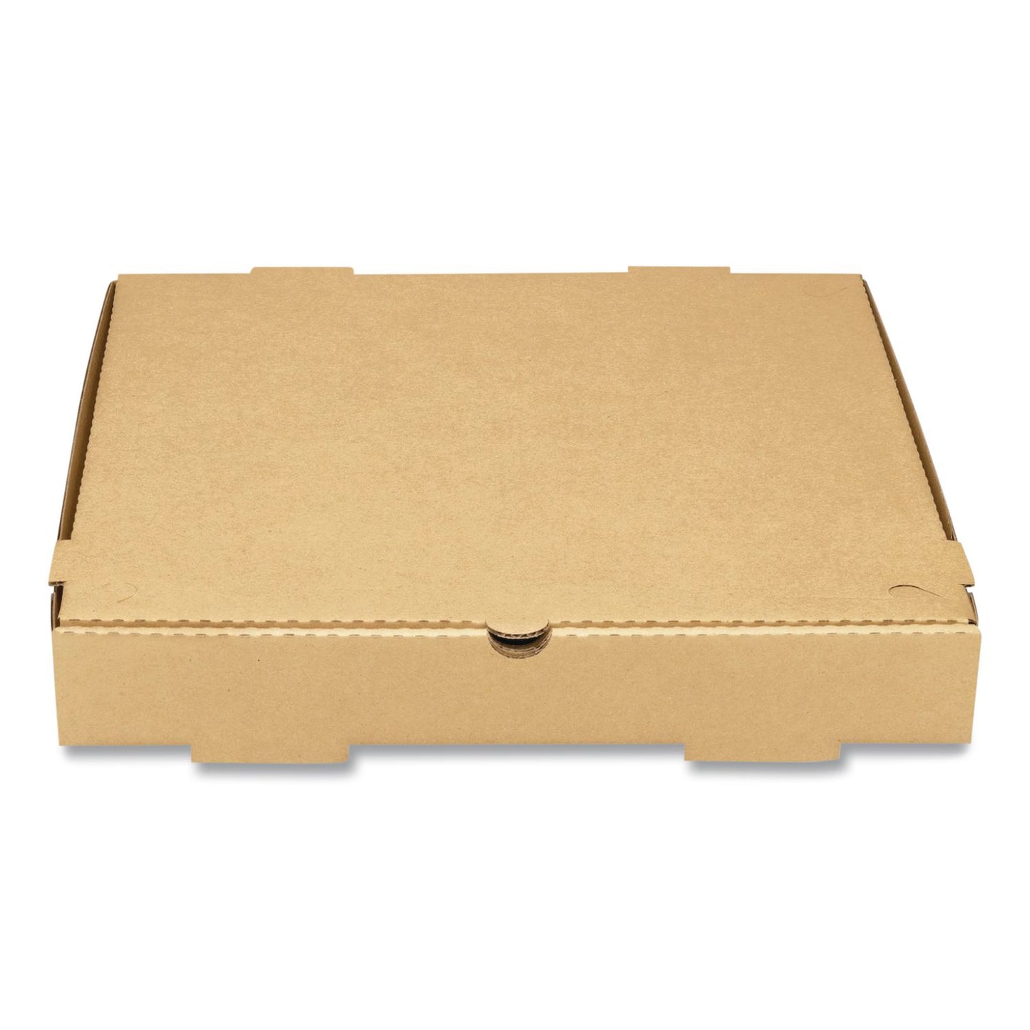 Karat® Corrugated Pizza Box, 14 x 14 x 2, Kraft, Cardboard, 50/Carton (KRTFPPBF14K)