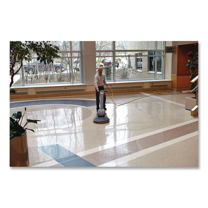 3M™ Low-Speed High Productivity Floor Pads 7300, 21" Diameter, Black, 5/Carton (MMM08279)