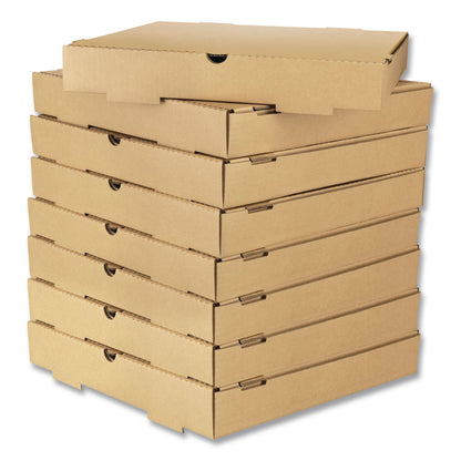 Karat® Corrugated Pizza Box, 14 x 14 x 2, Kraft, Cardboard, 50/Carton (KRTFPPBF14K)