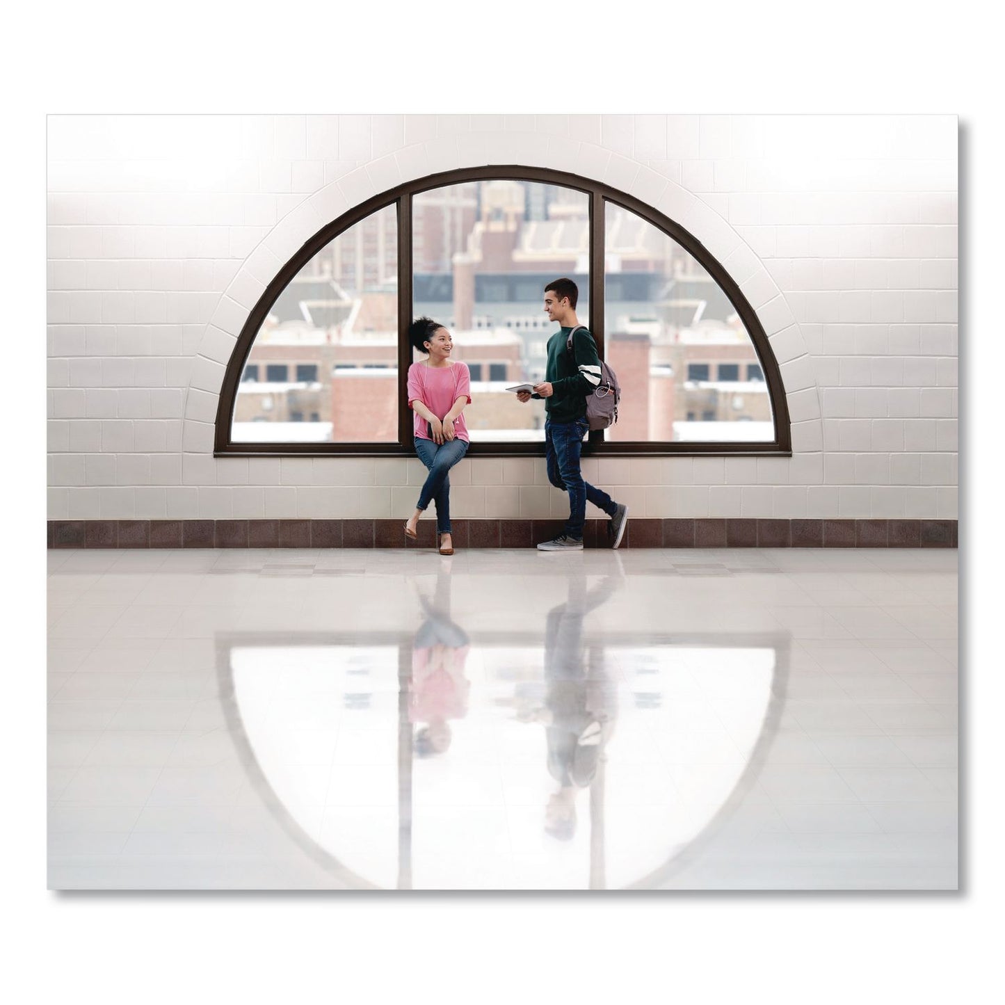 3M™ Low-Speed High Productivity Floor Pads 7300, 21" Diameter, Black, 5/Carton (MMM08279)