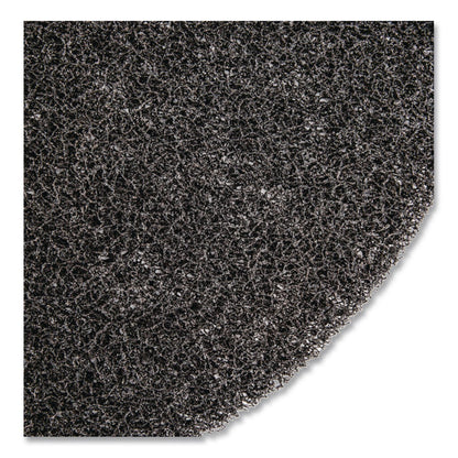 3M™ Low-Speed High Productivity Floor Pads 7300, 21" Diameter, Black, 5/Carton (MMM08279)