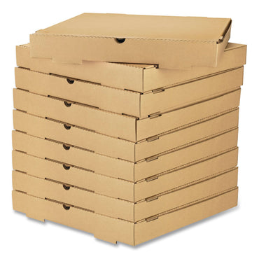 Karat® Corrugated Pizza Box, 16 x 16 x 2, Kraft, Cardboard, 50/Carton (KRTFPPBF16K)