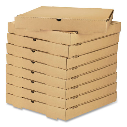 Karat® Corrugated Pizza Box, 16 x 16 x 2, Kraft, Cardboard, 50/Carton (KRTFPPBF16K)