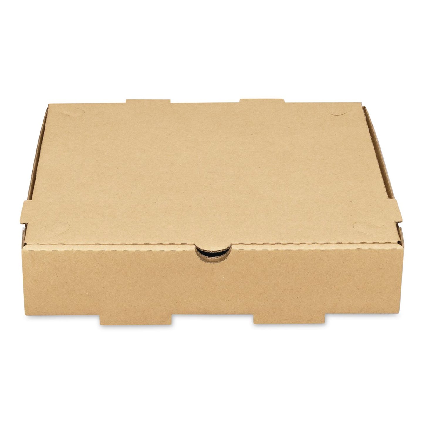 Karat® Corrugated Pizza Box, 10 x 10 x 2, Kraft, Cardboard, 50/Carton (KRTFPPBF10K)