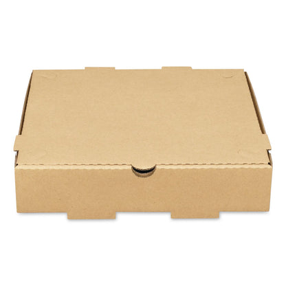 Karat® Corrugated Pizza Box, 10 x 10 x 2, Kraft, Cardboard, 50/Carton (KRTFPPBF10K)