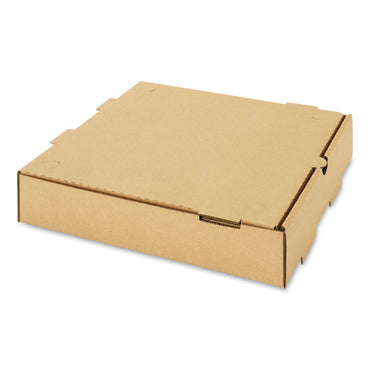Karat® Corrugated Pizza Box, 10 x 10 x 2, Kraft, Cardboard, 50/Carton (KRTFPPBF10K)