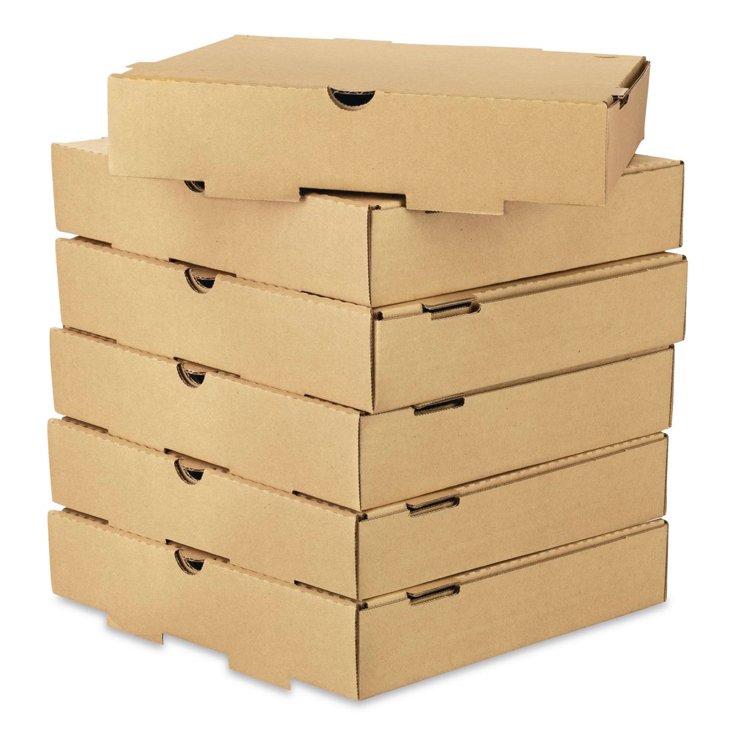 Karat® Corrugated Pizza Box, 10 x 10 x 2, Kraft, Cardboard, 50/Carton (KRTFPPBF10K)