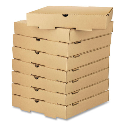 Karat® Corrugated Pizza Box, 12 x 12 x 2, Kraft, Cardboard, 50/Carton (KRTFPPBF12K)
