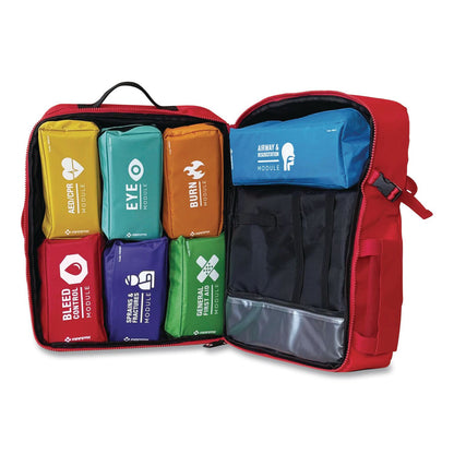 Modulator Trauma Backpack, without AED, Pro and Airway, 7 Pieces, Fabric Case (AOHM600B3)