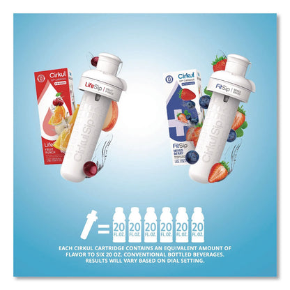 Cirkul® Flavor Water Bottle Kit, 22 oz, Clear (CIR850021373375)