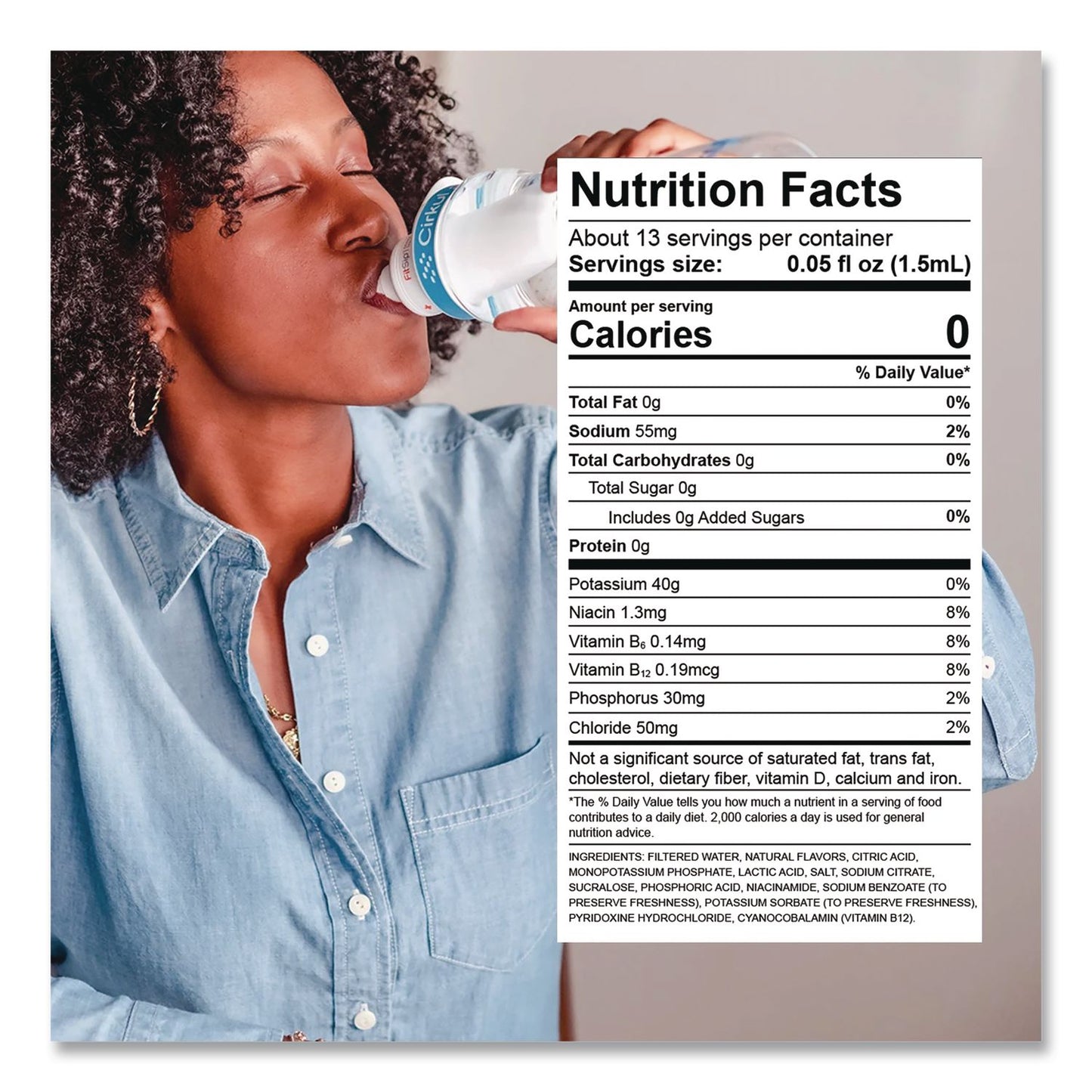 Cirkul® FitSip Flavor Cartridge, Sugar-Free White Cherry (CIR850021373436)