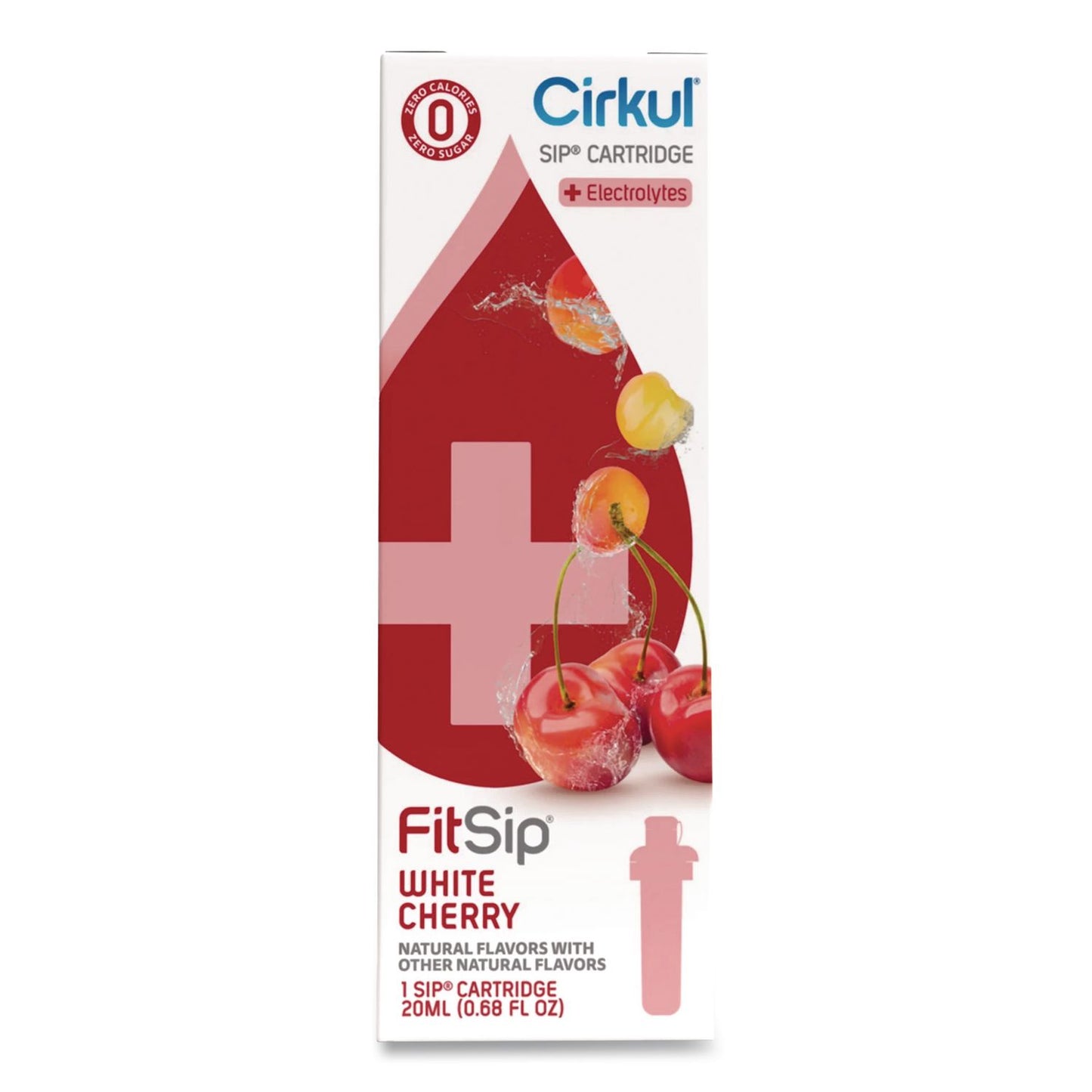 Cirkul® FitSip Flavor Cartridge, Sugar-Free White Cherry (CIR850021373436)