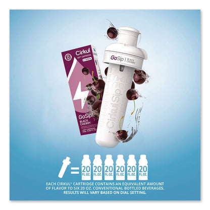 Cirkul® GoSip Flavor Cartridge, Sugar-Free Black Cherry (CIR850021373467)