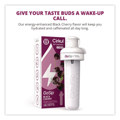 Cirkul® GoSip Flavor Cartridge, Sugar-Free Black Cherry (CIR850021373467)