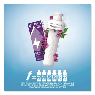 Cirkul® GoSip Flavor Cartridge, Sugar-Free Grape (CIR850021373474)