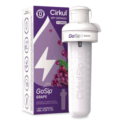 Cirkul® GoSip Flavor Cartridge, Sugar-Free Grape (CIR850021373474)