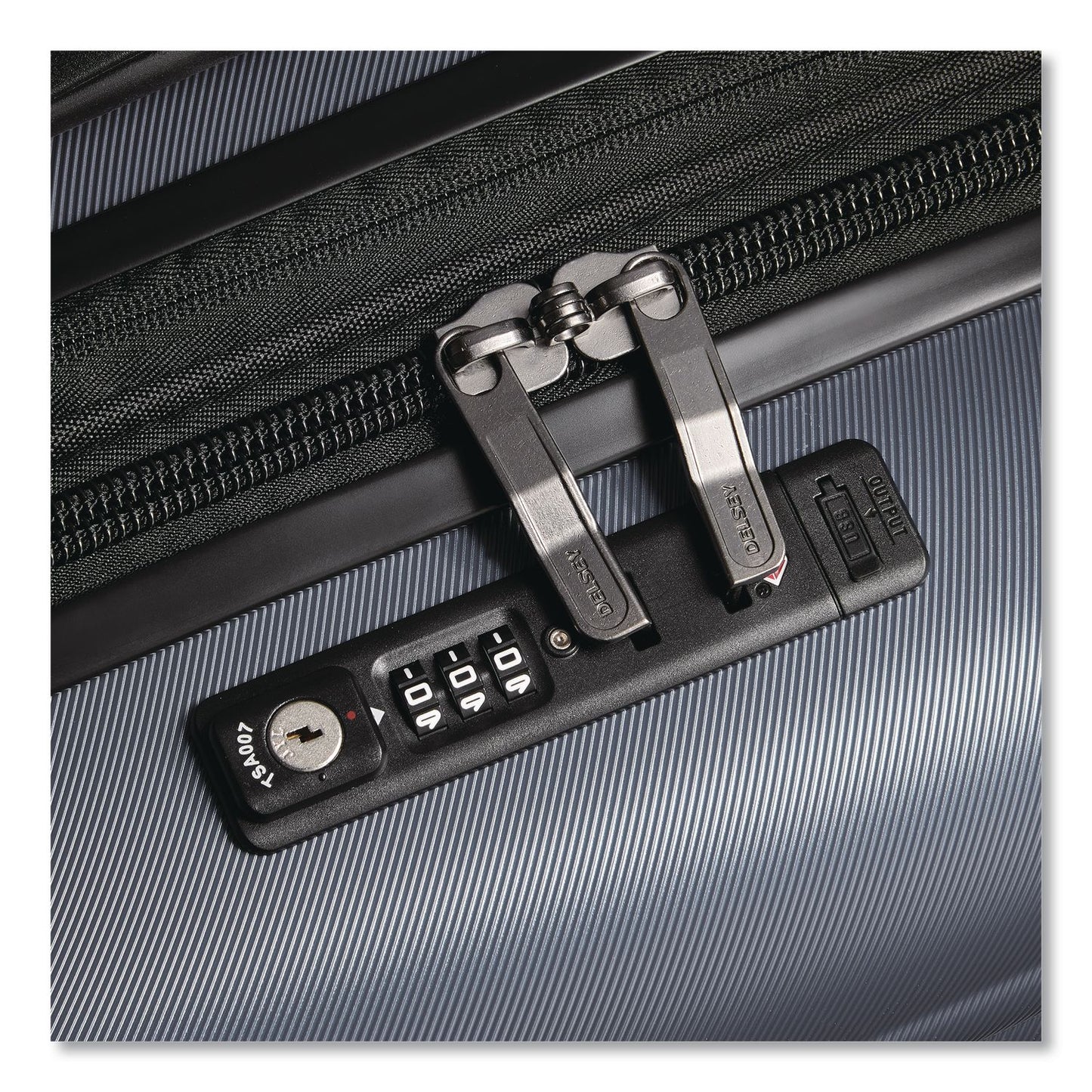 DELSEY PARIS Cruise 3.0 20" Hardside Carry-On Suitcase, 15 x 10 x 22.75, Graphite (DSY40287980501)