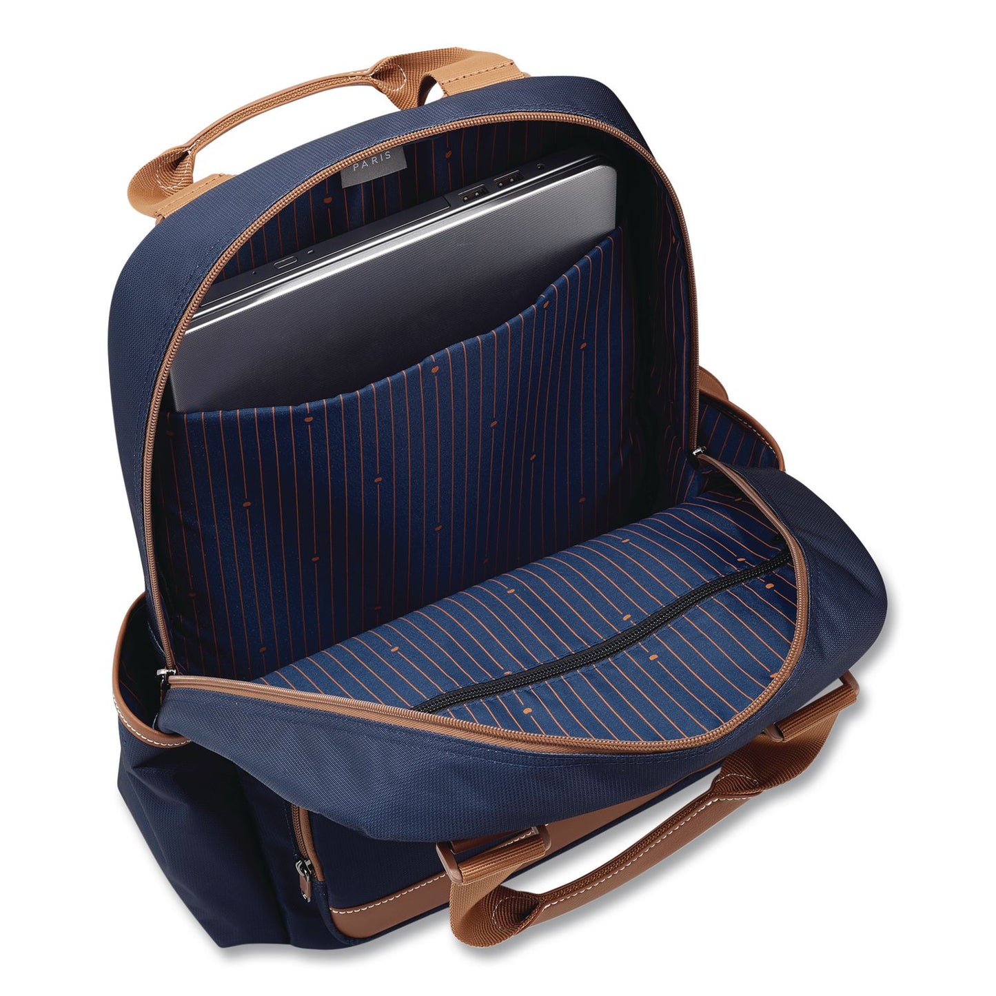 DELSEY PARIS Flanerie Laptop Backpack, Fits Devices Up to 15.9", 13.5 x 7.25 x 16.5, Navy (DSY40303160002)