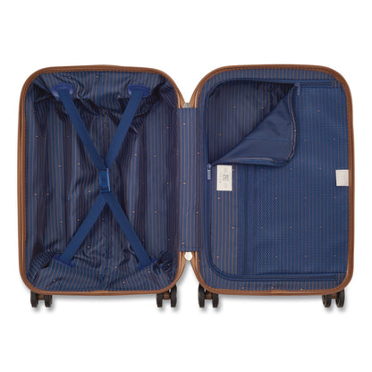 DELSEY PARIS Flanerie 20" Hardside Carry-On Suitcase, 13.75 x 9.25 x 21.25, Navy (DSY40303180502T)