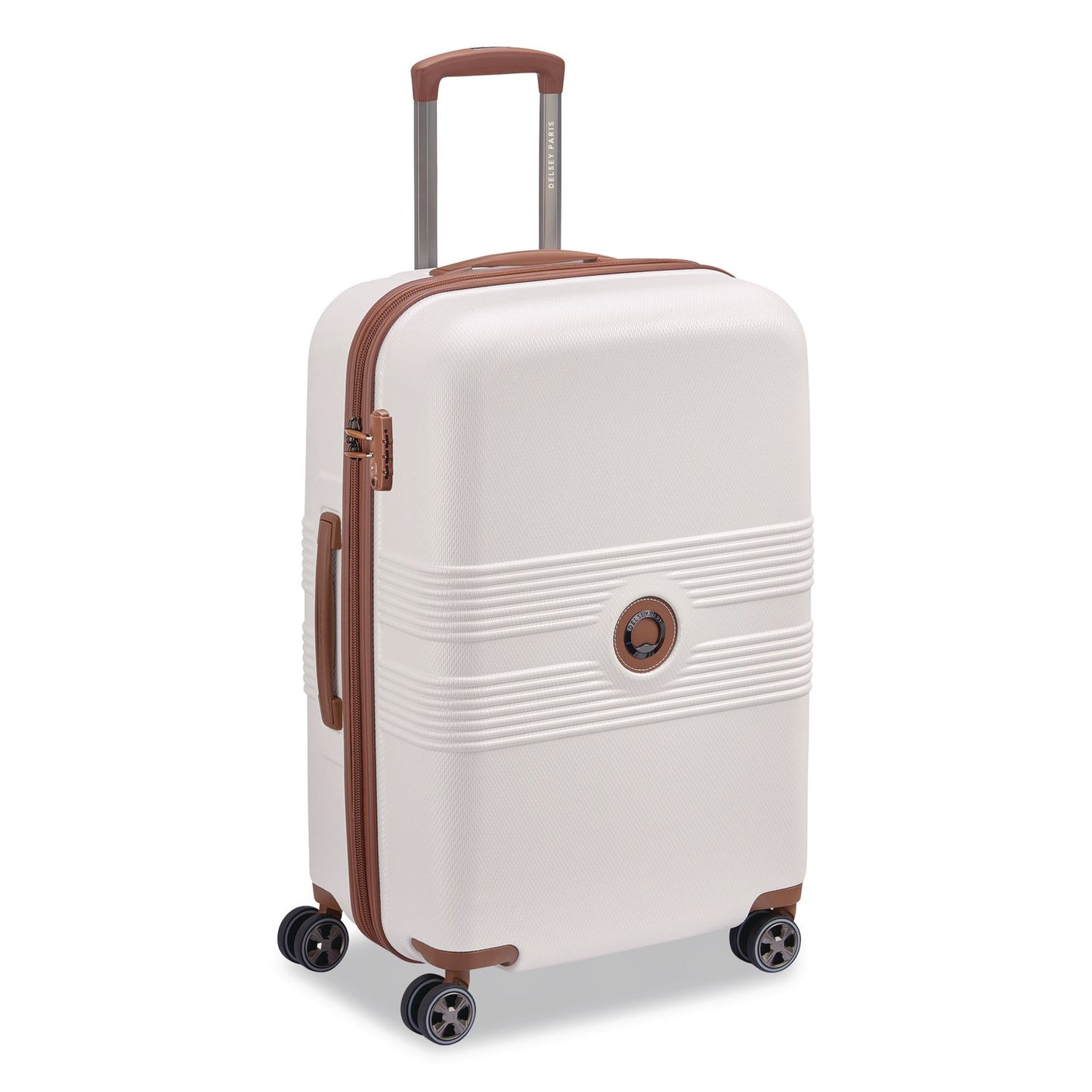 DELSEY PARIS Flanerie 20" Hardside Carry-On Suitcase, 13.75 x 9.25 x 21.25, Champagne (DSY40303180517T)