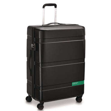 DELSEY PARIS United Colors of Benetton x DELSEY PARIS NOW! 27" Hardside Spinner Suitcase, 20 x 11.5 x 30, Black (DSYB4376282100)