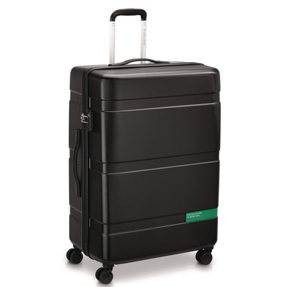 DELSEY PARIS United Colors of Benetton x DELSEY PARIS NOW! 27" Hardside Spinner Suitcase, 20 x 11.5 x 30, Black (DSYB4376282100)