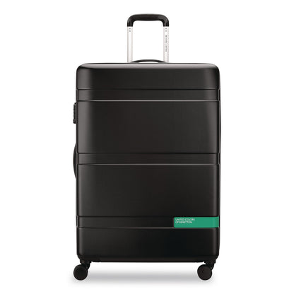 DELSEY PARIS United Colors of Benetton x DELSEY PARIS NOW! 27" Hardside Spinner Suitcase, 20 x 11.5 x 30, Black (DSYB4376282100)