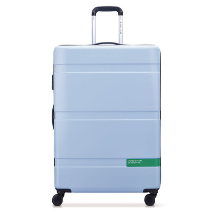 DELSEY PARIS United Colors of Benetton x DELSEY PARIS NOW! 27" Hardside Spinner Suitcase, 20 x 11.5 x 30, Light Blue (DSYB4376282112)