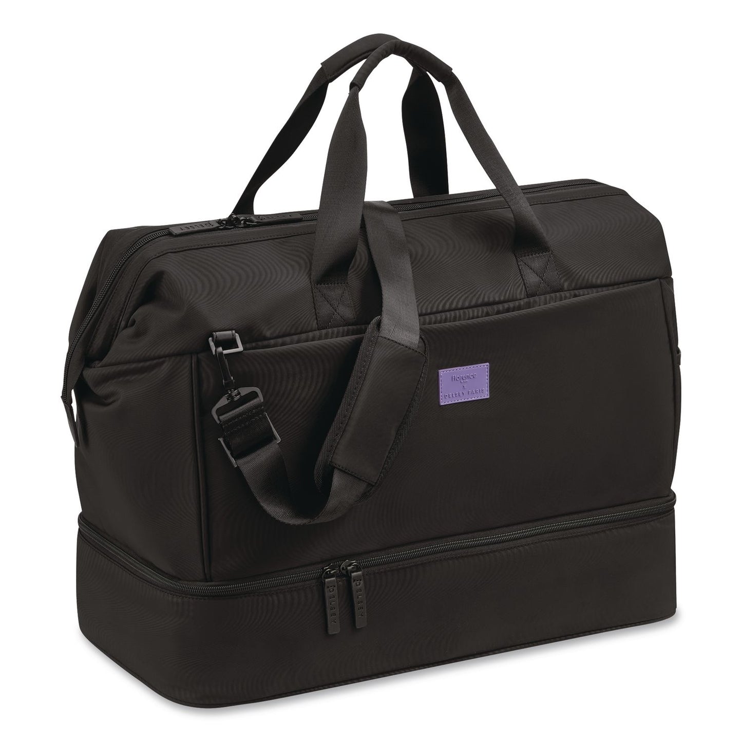 DELSEY PARIS Florence by Mills x DELSEY PARIS Chillout Weekender Bag, 10 x 22.5 x 14.5, Black (DSYF4398041100)