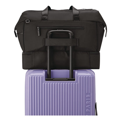 DELSEY PARIS Florence by Mills x DELSEY PARIS Chillout Weekender Bag, 10 x 22.5 x 14.5, Black (DSYF4398041100)