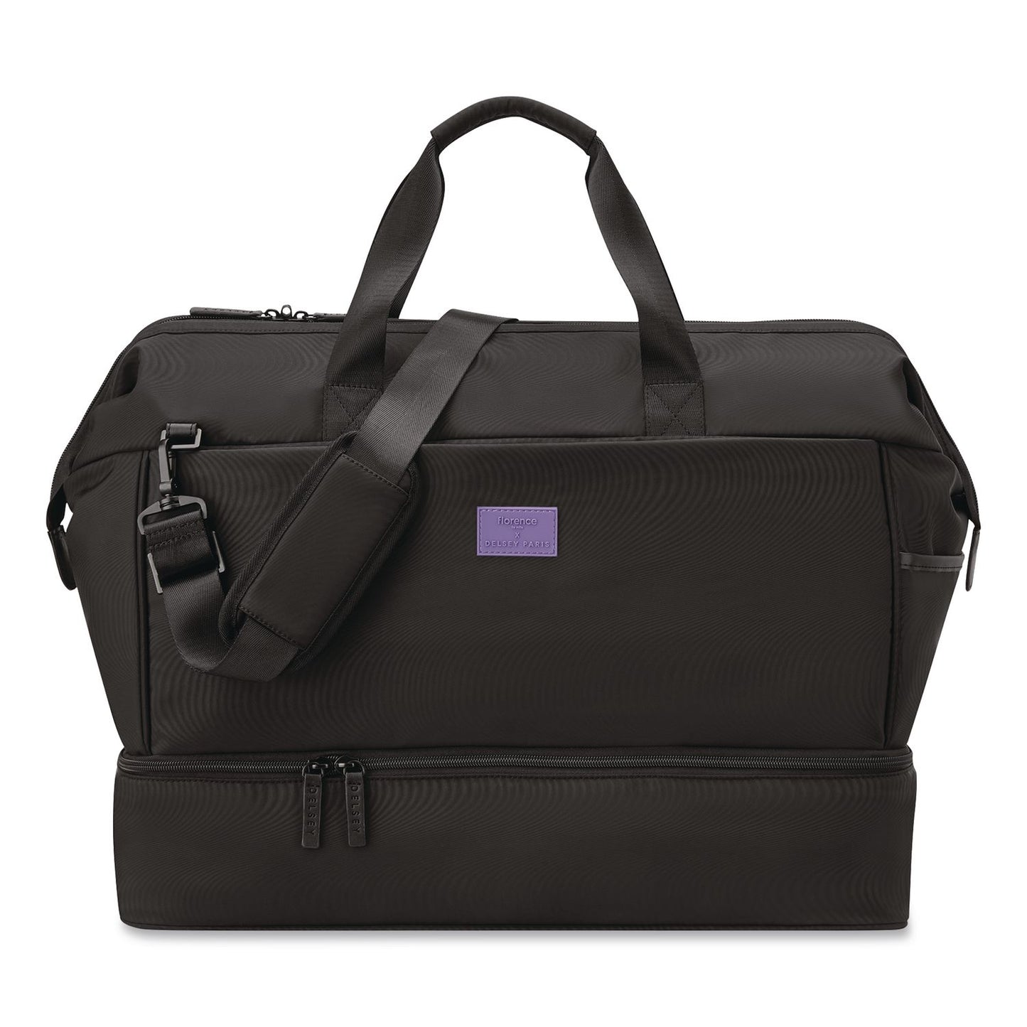DELSEY PARIS Florence by Mills x DELSEY PARIS Chillout Weekender Bag, 10 x 22.5 x 14.5, Black (DSYF4398041100)