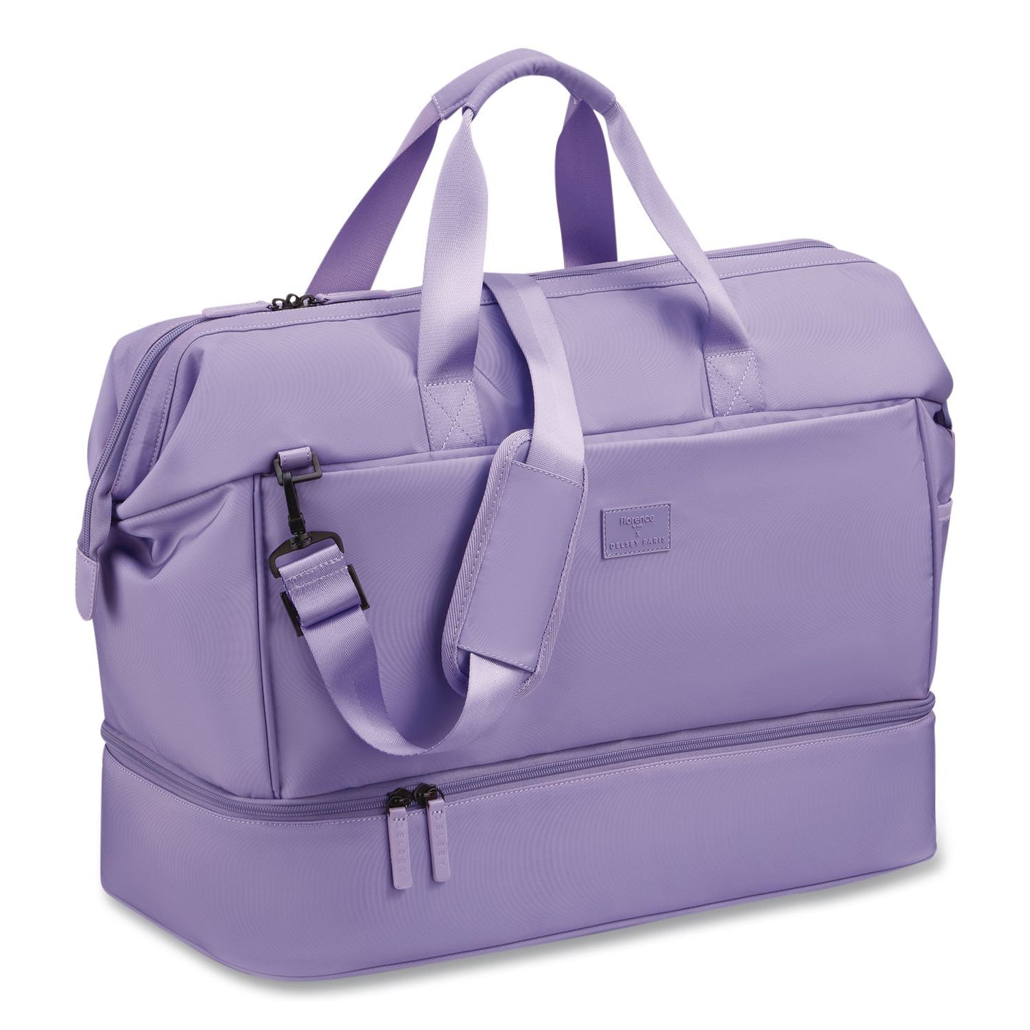 DELSEY PARIS Florence by Mills x DELSEY PARIS Chillout Weekender Bag, 10 x 22.5 x 14.5, Lavender (DSYF4398041128)