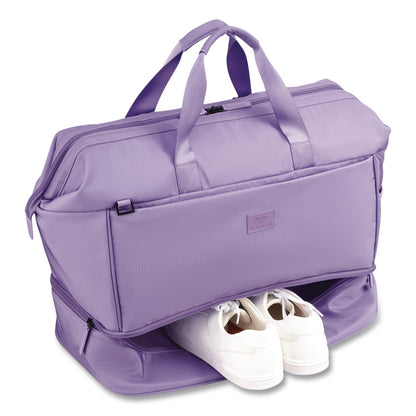 DELSEY PARIS Florence by Mills x DELSEY PARIS Chillout Weekender Bag, 10 x 22.5 x 14.5, Lavender (DSYF4398041128)