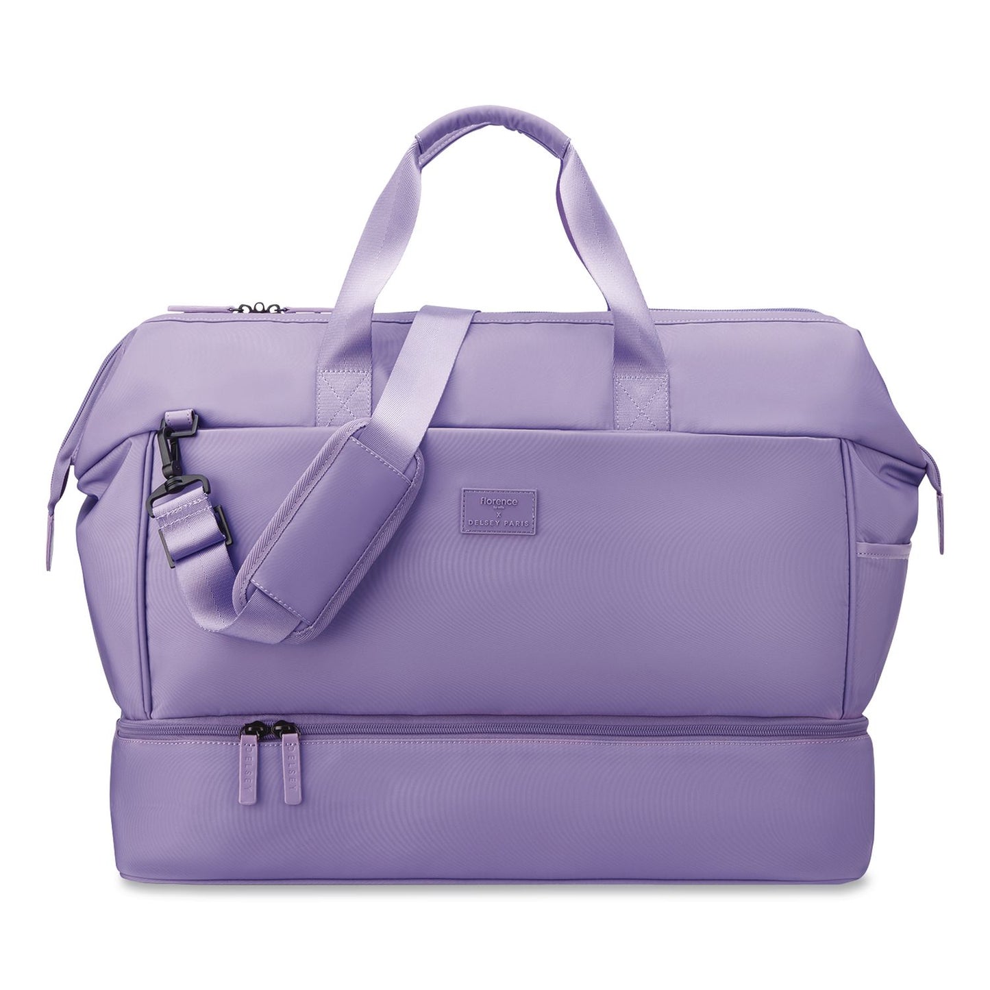 DELSEY PARIS Florence by Mills x DELSEY PARIS Chillout Weekender Bag, 10 x 22.5 x 14.5, Lavender (DSYF4398041128)