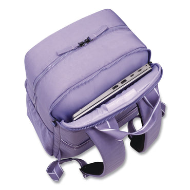 DELSEY PARIS Florence by Mills Carefree Carry Laptop Backpack, Fits Devices Up to 16.9", 12.5 x 7.25 x 17.5, Lavender (DSYF4398061128)