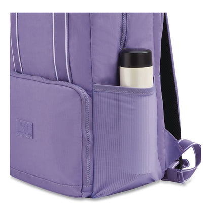DELSEY PARIS Florence by Mills Carefree Carry Laptop Backpack, Fits Devices Up to 16.9", 12.5 x 7.25 x 17.5, Lavender (DSYF4398061128)