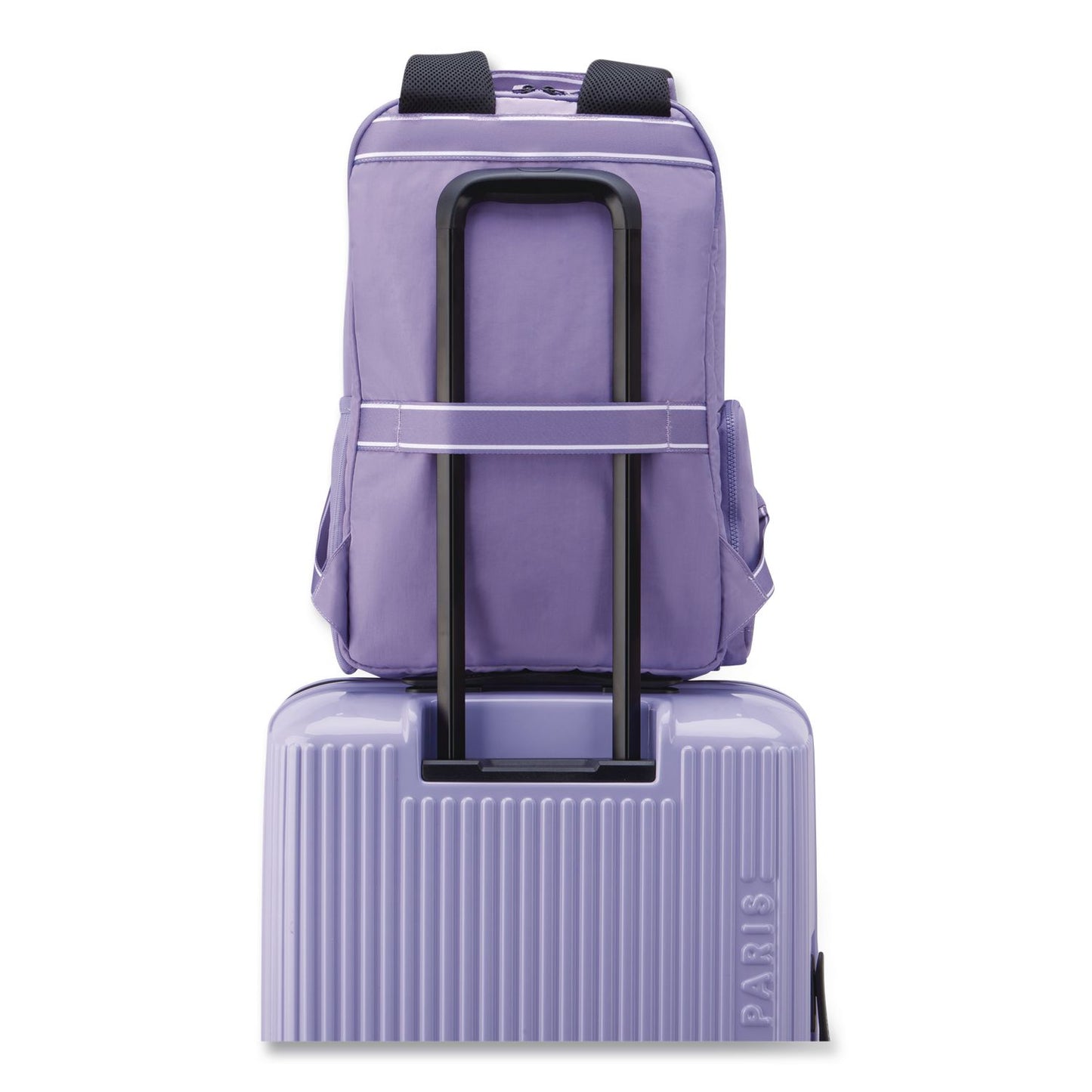 DELSEY PARIS Florence by Mills Carefree Carry Laptop Backpack, Fits Devices Up to 16.9", 12.5 x 7.25 x 17.5, Lavender (DSYF4398061128)