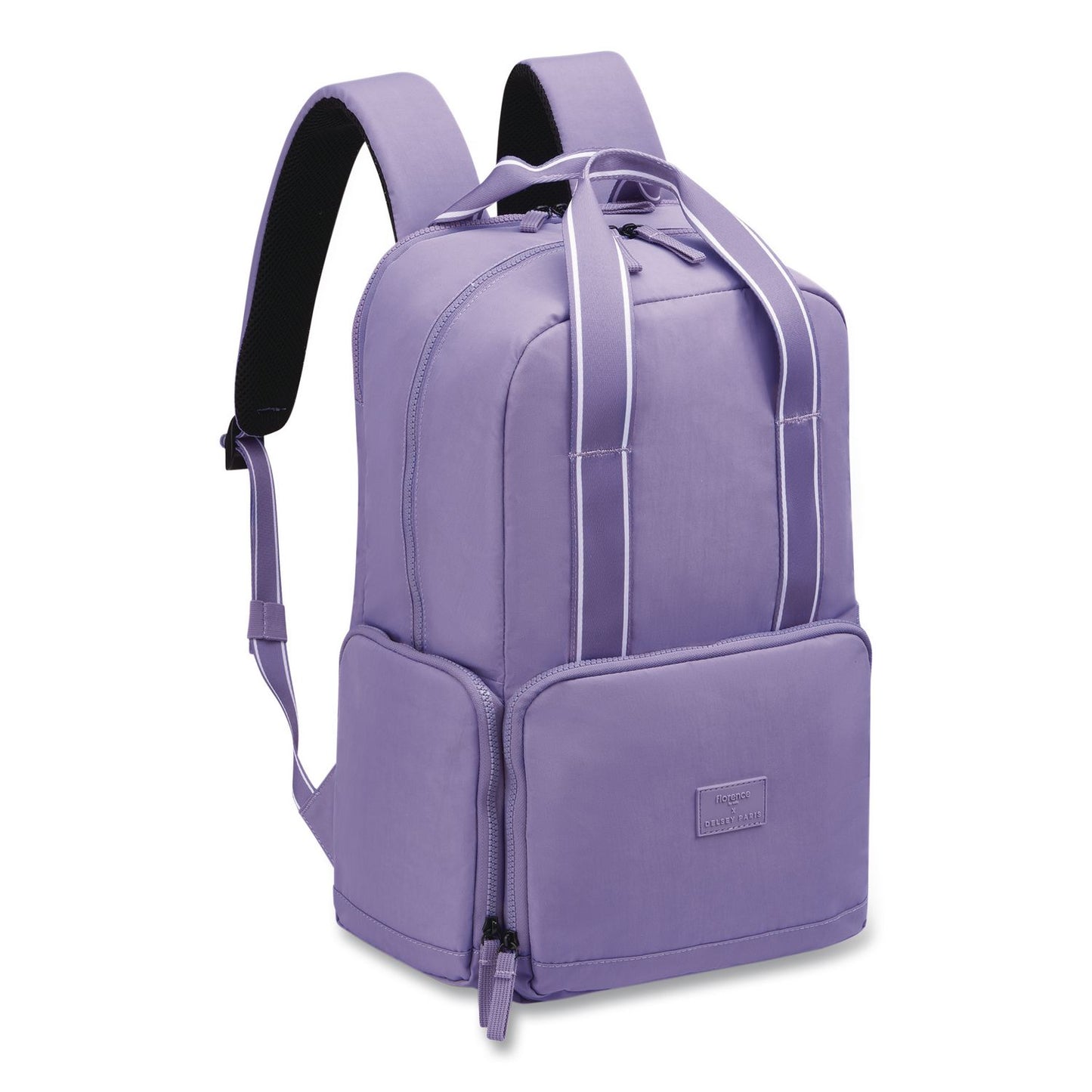 DELSEY PARIS Florence by Mills Carefree Carry Laptop Backpack, Fits Devices Up to 16.9", 12.5 x 7.25 x 17.5, Lavender (DSYF4398061128)